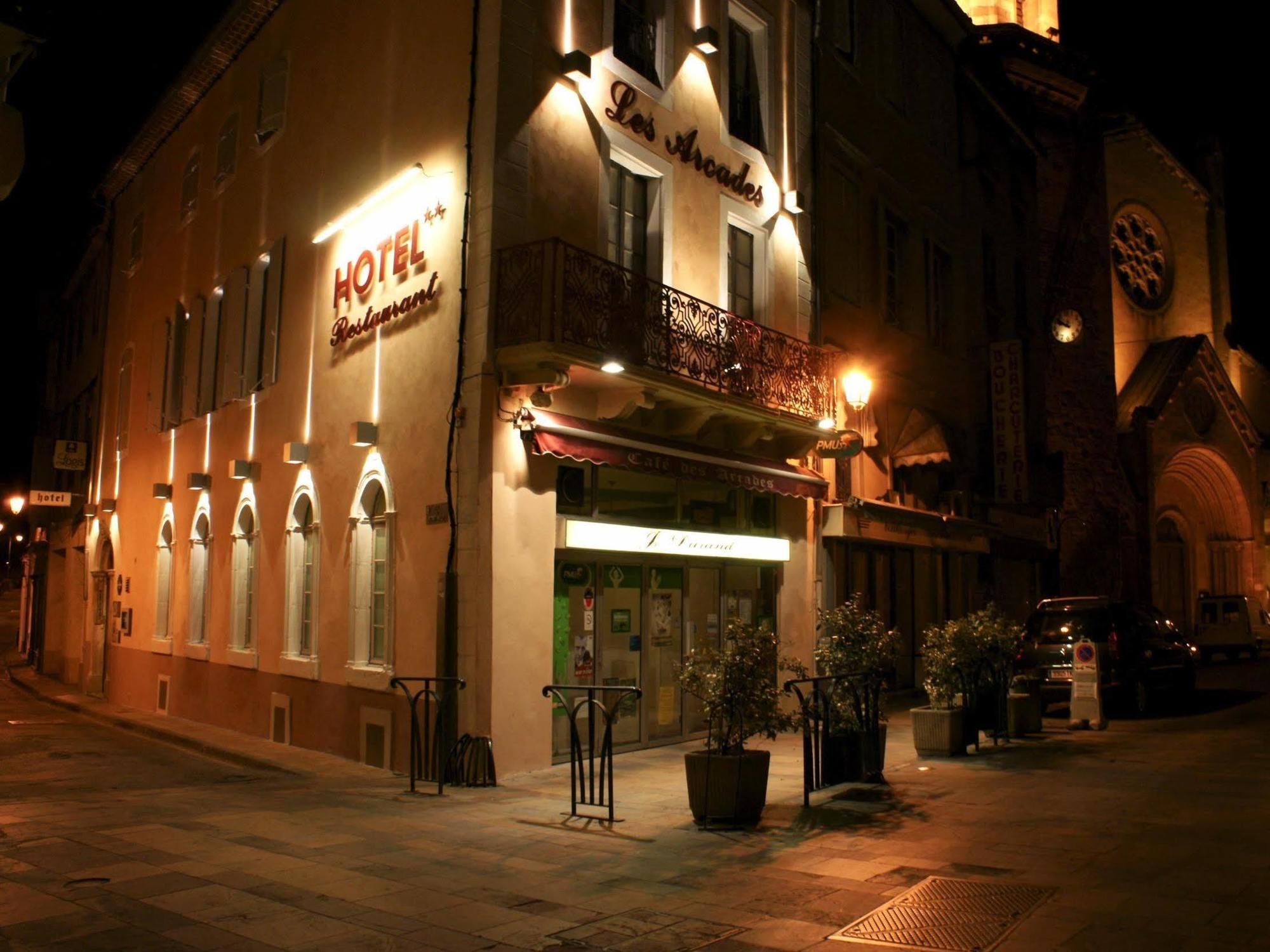 Les Arcades Hotell Limoux Exteriör bild